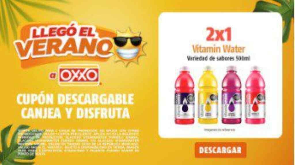 Cupones Oxxo Llegó el Verano del 18 de junio al 14 de julio 2021