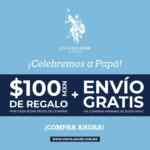 Promoción Día del Padre US Polo Assn.: $100 de descuento por cada $1,000 + envío gratis