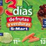 Ofertas S-Mart 3 días de frutas y verduras del 29 de junio al 01 de julio