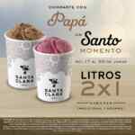 Promoción Santa Clara Día del Padre: 2x1 en litros de helado del 17 al 20 de junio