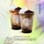 Cupones Starbucks 2x1 en Coffee Spheres Frappuccino y en Naranja y Avellana Mocha Cream