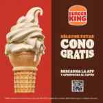 Cono GRATIS en Burger King si vas a votar el 6 de junio Cono GRATIS en Burger King si vas a votar el 6 de junio
