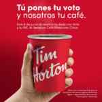 Café GRATIS en Tim Hortons este 6 de junio si vas a votar Café GRATIS en Tim Hortons este 6 de junio si vas a votar