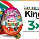Cupón 3x2 en huevo Kinder Sorpresa en 7-Eleven
