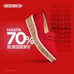 Rebajas Andrea: Hasta 70% de descuento