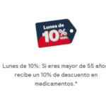 Promo Farmacias Benavides Conmigo Lunes de 10% de descuento para mayores de 55