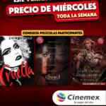 Promoción Cinemex Verano 2021: Funciones a precio de miércoles de lunes a domingo