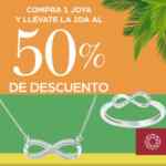 Rebajas Cristal Joyas: 50% de descuento en la segunda pieza de joyería
