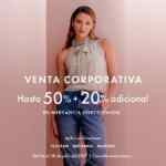 Venta Corporativa Julio: Hasta 50% de descuento + 20% adicional en sucursales participantes