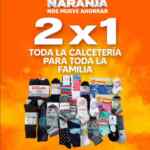 Temporada Naranja 2021: 2x1 en calcetería para toda la familia