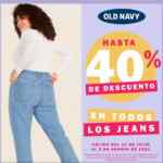 Promoción Old Navy Regreso a Clases: Hasta 40% de descuento en jeans