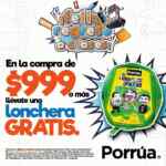 Compra $999 o más en Porrúa y llévate una lonchera de regalo