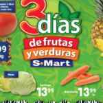 Ofertas S-Mart 3 días de frutas y verduras del 13 al 15 de julio
