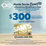 En Sams Club hazte socio Benefits o Renueva tu membresía y llévate un certificado de regalo de $300
