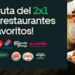 Mega Week Uber Eats: 2x1 en restaurantes seleccionados