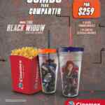 Combos Black Widow en Cinemex