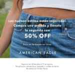 Rebajas American Eagle: 50% de descuento en 2a prenda