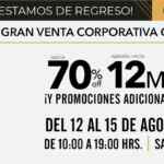 Venta Corporativa Grupo Axo 2021: Hasta 70% de descuento + hasta 12 msi y más