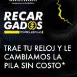 Cambio de pila de reloj Gratis en joyerías Bizzarro