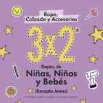 En C&A 3x2 en ropa, calzado y accesorios para niños, niñas y bebés