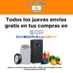 Envíos gratis todos los jueves en la tienda en línea de Chedraui con compra mínima