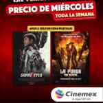 En Cinemex precios de miércoles toda la semana en las películas G.I. Joe Snake Eyes o La Purga Por Siempre
