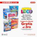 Promociones HEB Combo Loco: Compra mayonesa y llévate gratis un cuaderno, 3x2 en cereales y más