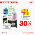 Folleto HEB Ahorra en todo del 4 al 9 de agosto: 3x2 en cosméticos, todas las mochilas a $349 y más