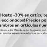 En H&M hasta 30% de descuento adicional en nuevos artículos