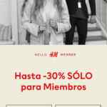 En H&M rebajas de hasta 30% de descuento para miembros recompensa
