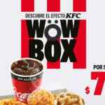 Nueva Wow Box KFC: 3 piezas de pollo + complemento + refresco por $75
