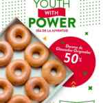 Promoción Krispy Kreme Día de la Juventud: Docena de glaseadas originales a mitad de precio del 12 al 15 de agosto