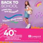 Promoción Liverpool Regreso a Clases 2021: Hasta 40% de descuento en mochilas y útiles escolares