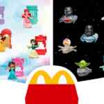 Cajita Feliz McDonalds con Princesas Disney y juguetes Star Wars