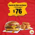 Cupón McDonalds Jueves de Automac: 1 McPollo + 1 hamburguesa con queso por $59