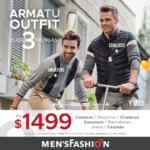 Promoción Mens Fashion Arma tu Outfit: 3 prendas por $1499 (pantalones, calzado, sweaters, chalecos, camisas y más)