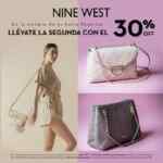 En Nine West compra una bolsa y llévate la segunda con 30% de descuento