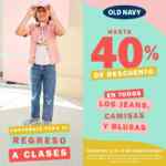 En Old Navy hasta 40% de descuento en jeans, camisas y blusas