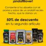 Promoción Oxxo Día del Abuelo: 50% de descuento en el segundo café Andatti