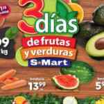 Ofertas S-Mart 3 días de frutas y verduras del 10 al 12 de agosto