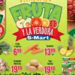 Ofertas S-Mart 3 días de frutas y verduras del 17 al 19 de agosto