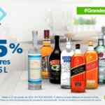 En Sams Club 25% de descuento en licores de 1.75 litros