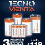 Tecnoventa RadioShack del 12 al 17 de agosto: Smartband de regalo con compra mínima y más