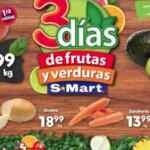 Ofertas S-Mart 3 días de frutas y verduras del 3 al 5 de agosto