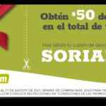 Código Soriana.com de $50 de descuento en toda tu compra