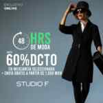48 Horas de Moda Studio F: Hasta 60% de descuento y envío gratis hoy y mañana