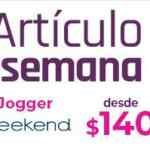 Suburbia Artículo de la Semana 9 al 15 de agosto: Jogger Weekend desde $140