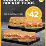 En Subway Subs de milanesa de pollo desde $42