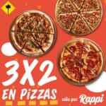 3x2 en pizzas en California Pizza Kitchen al pedir por Rappi