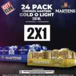 2x1 en 24-pack de cerveza Martens en City Club hoy domingo